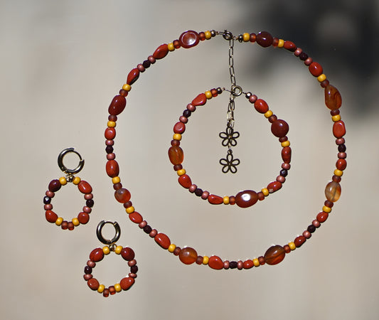 Boucles d'oreilles Automne