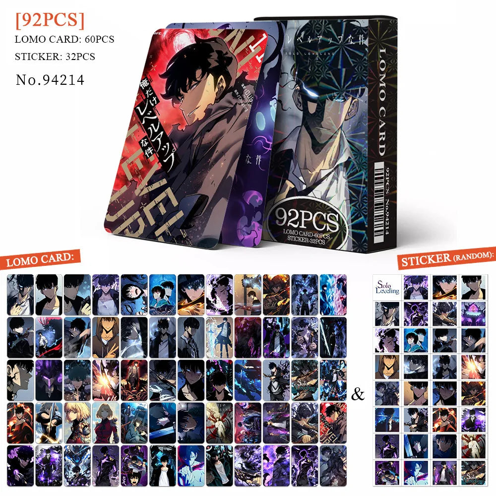 SOLO LEVELING LOMO Cards – 92-Piece Anime Card Set - Display Box | Kamigami – Solo Leveling Collectibles