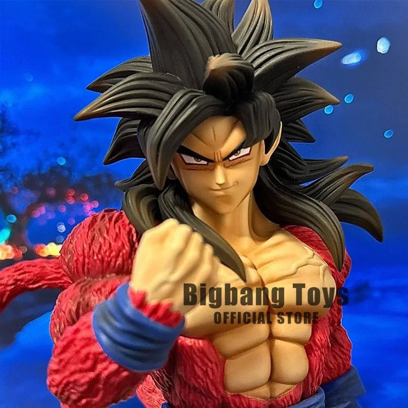 DRAGON BALL Z Son Goku SSJ4 – Action Collection - Close-Up | Kamigami – Dragon Ball Collectibles