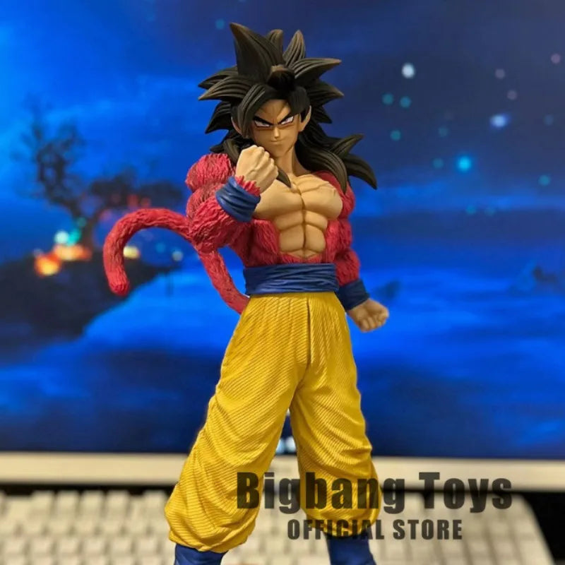 DRAGON BALL Z Son Goku SSJ4 – Action Collection - Side View | Kamigami – Dragon Ball Collectibles