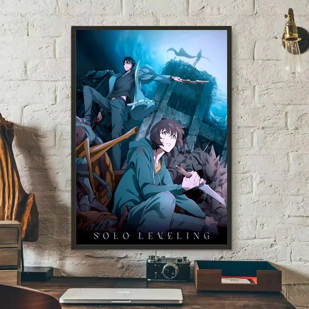 SOLO LEVELING Frameless Canvas Painting – Anime Wall Art Print - View 25 | Kamigami – Solo Leveling Collectibles