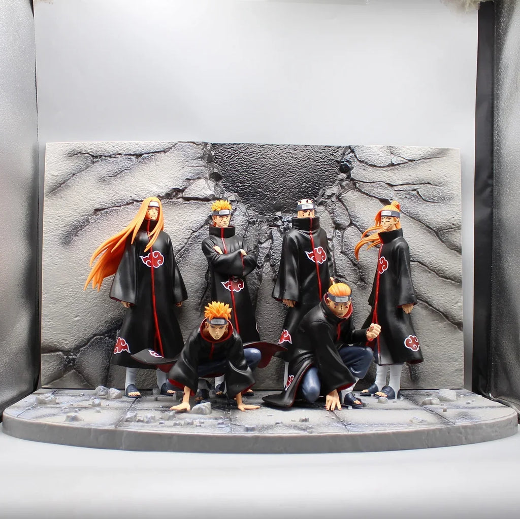 NARUTO [Pain] [ Set] – The Six Paths of Pain | 37cm 's - Display Box | Kamigami – Naruto Collectibles