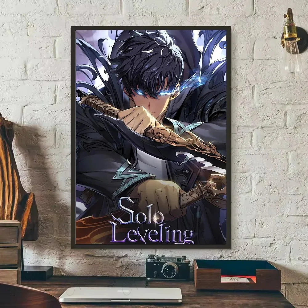 SOLO LEVELING Frameless Canvas Painting – Anime Wall Art Print - Collector Detail | Kamigami – Solo Leveling Collectibles