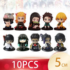 DEMON SLAYER Tanjiro & Friends Q Doll Set – Premium - Detail View | Kamigami – Demon Slayer Collectibles