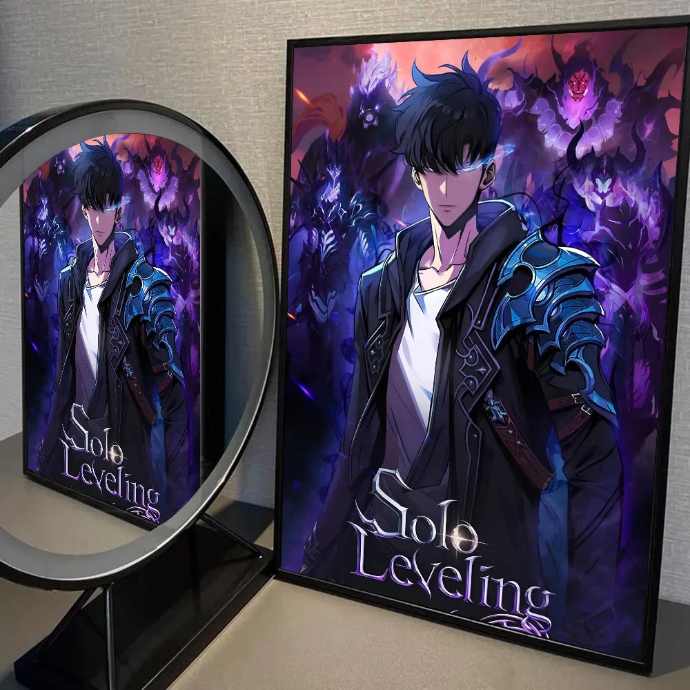 SOLO LEVELING Self-Adhesive Anime Poster – Wall Art for Collectors - Premium Detail | Kamigami – Solo Leveling Collectibles