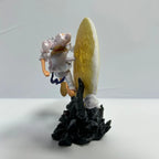 ONE PIECE Gear 5 Luffy – 14cm Flying to the Moon - Side View | Kamigami – One Piece Collectibles