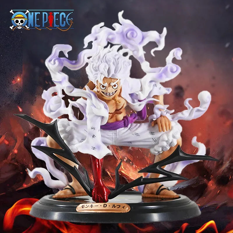 ONE PIECE Nika Luffy Gear 5 – Sun God - Side View | Kamigami – One Piece Collectibles