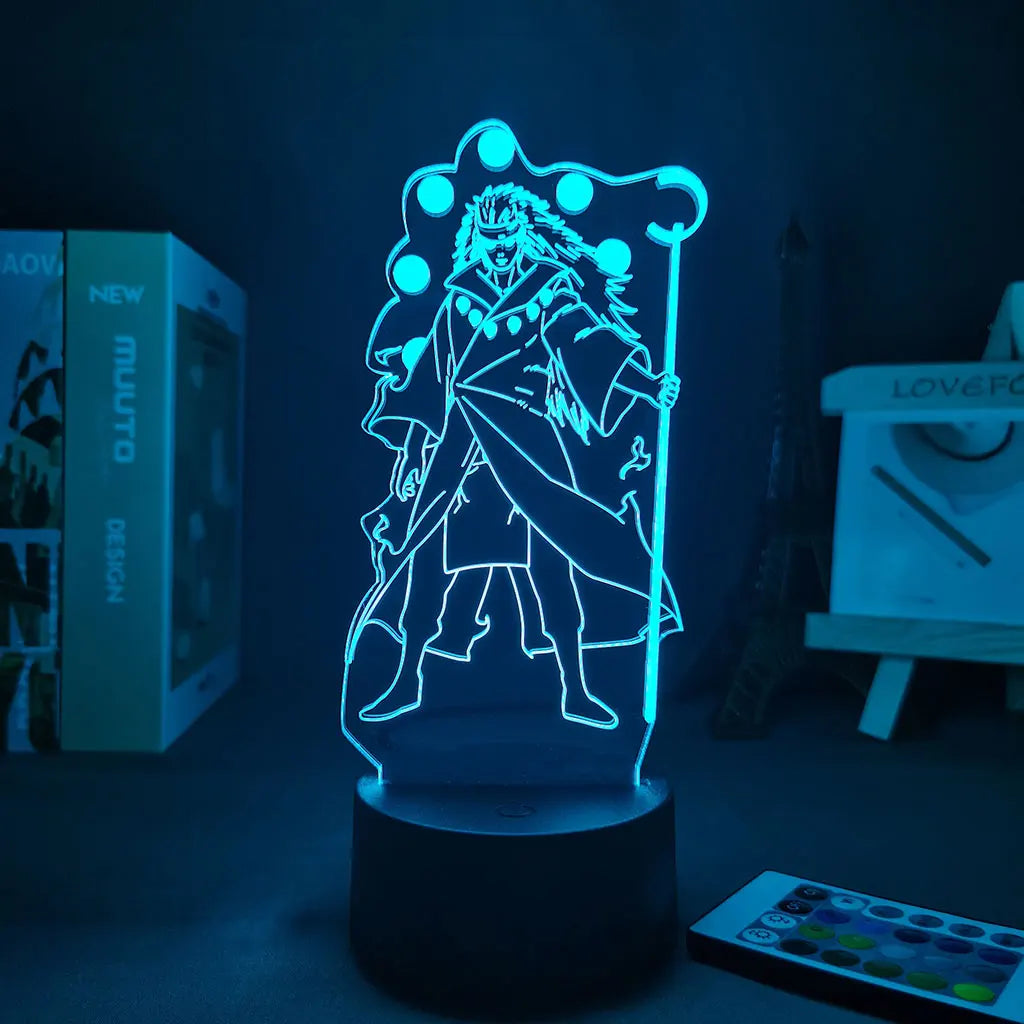 NARUTO Team 7 LED Acrylic Stand – Luminous Night Light Set - View 17 | Kamigami – Naruto Collectibles
