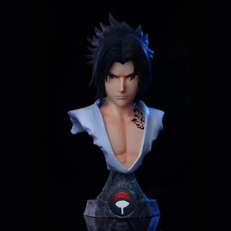 NARUTO Hand-Held Bust – Naruto & Sasuke Piece - Side View | Kamigami – Naruto Collectibles