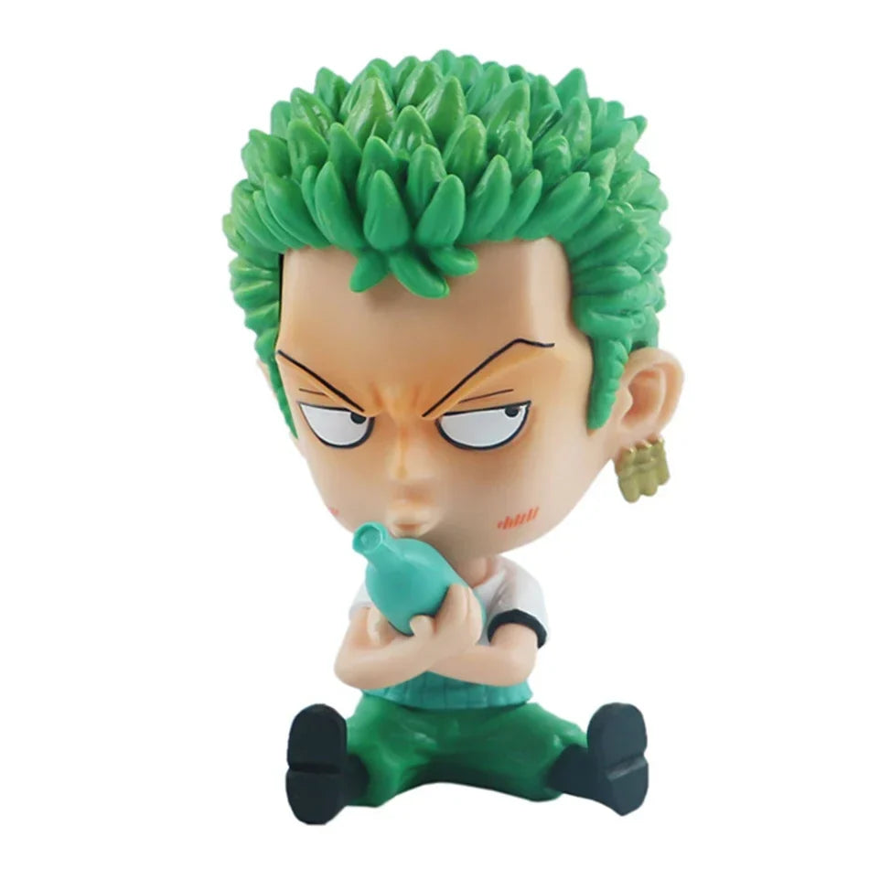 ONE PIECE Zoro & Luffy 9cm Figures – Decor Collection - Scale Reference | Kamigami – One Piece Collectibles