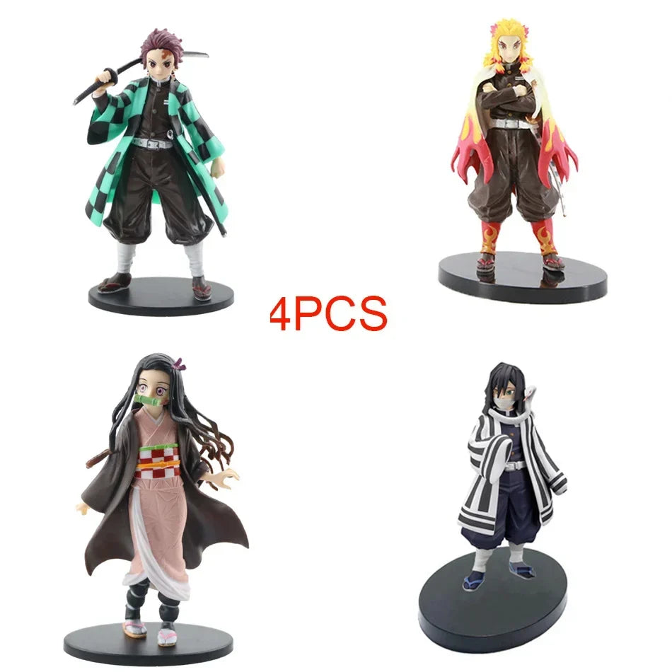 DEMON SLAYER Kamado Tanjirou & Nezuko 4PCS Figures – 's Set - View 17 | Kamigami – Demon Slayer Collectibles