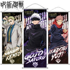 JUJUTSU KAISEN Gojo Satoru Hanging Scroll – Iconic Wall Decor - Detail View | Kamigami – Jujutsu Kaisen Collectibles