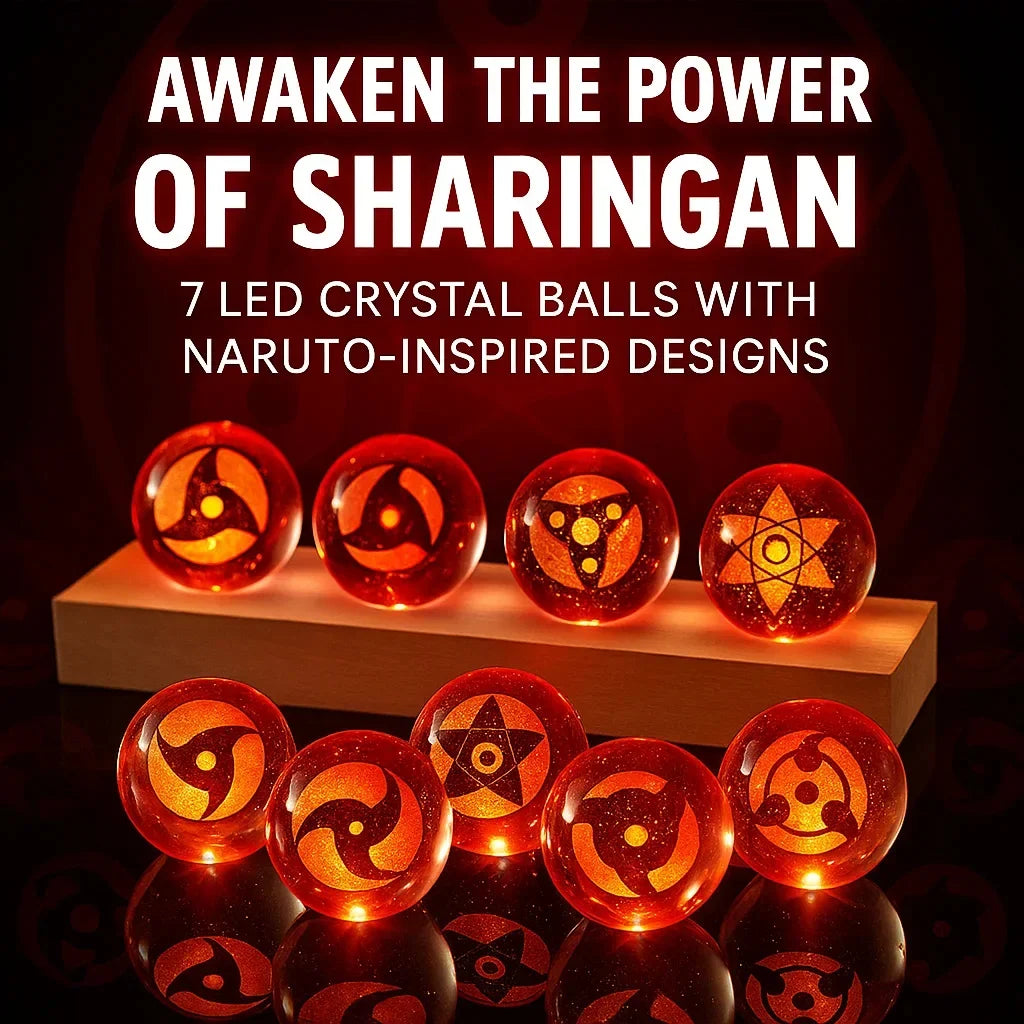 NARUTO Sasuke's Sharingan Crystal Ball – LED Base Ornament