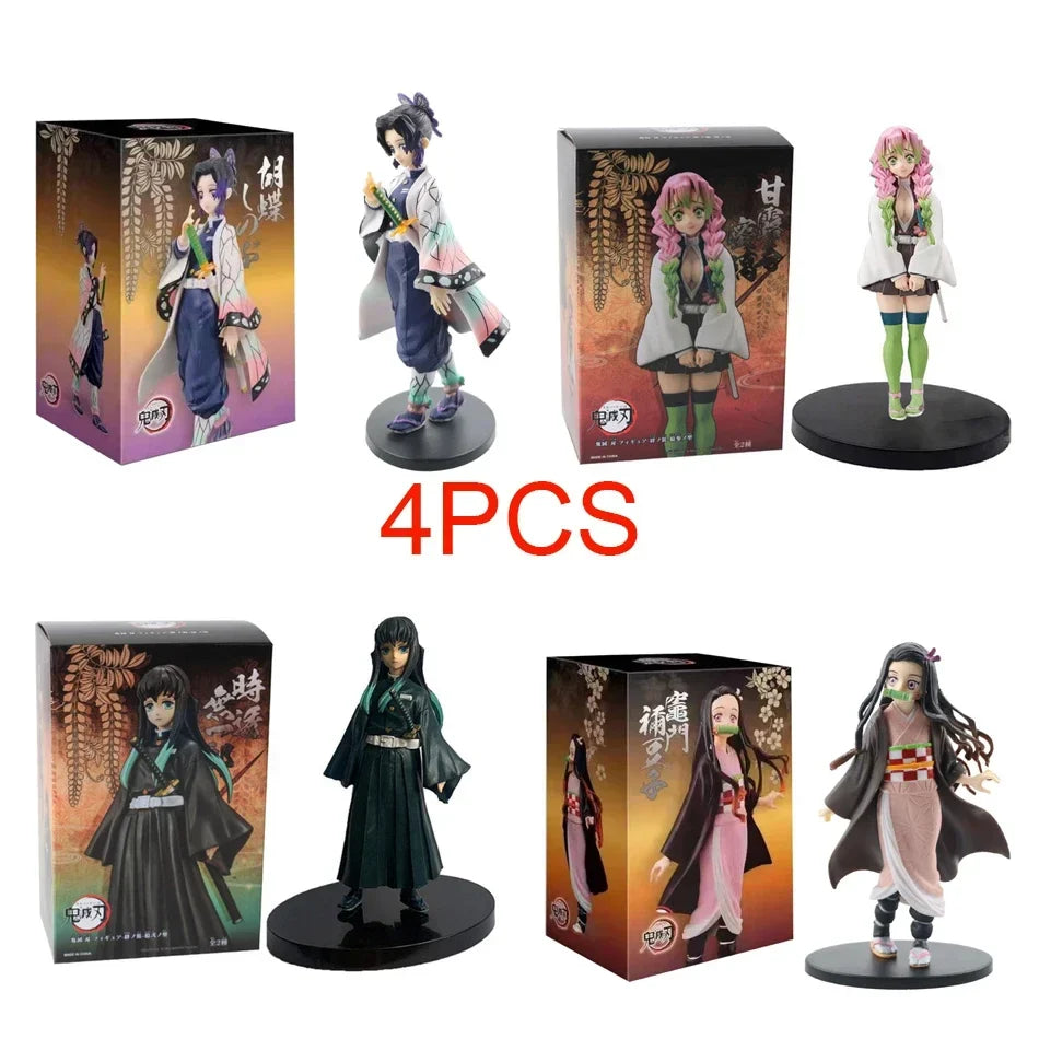 DEMON SLAYER Kamado Tanjirou & Nezuko 4PCS Figures – 's Set - View 20 | Kamigami – Demon Slayer Collectibles
