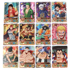 ONE PIECE Luffy & Shanks Card Collection – 50Pcs English Holographic - Side View | Kamigami – One Piece Collectibles