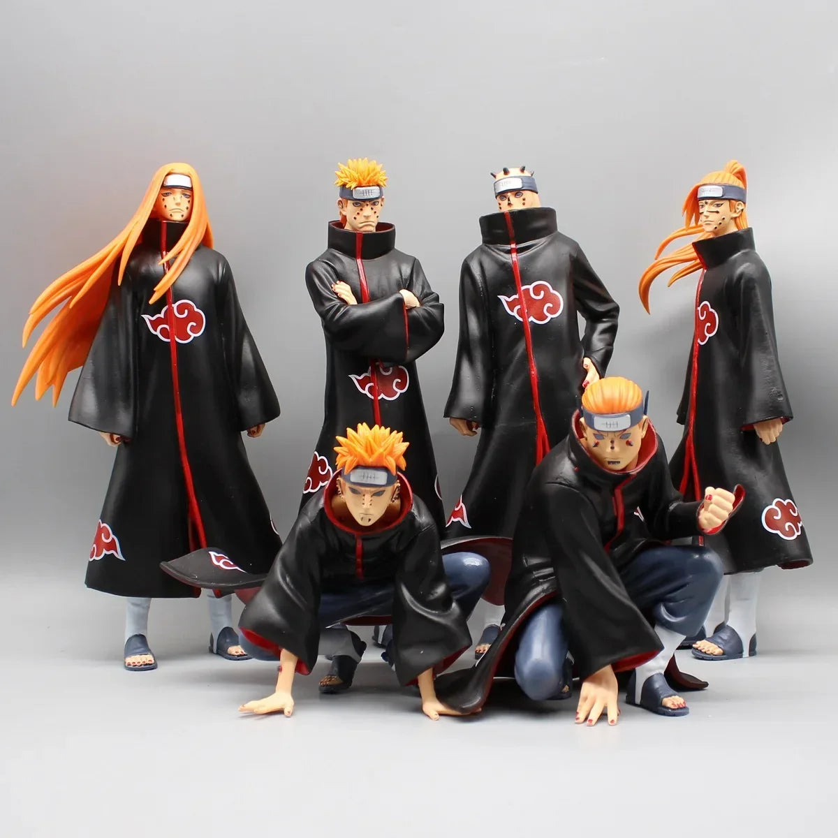NARUTO [Pain] [Figure Set] – The Six Paths of Pain | 37cm PVC Collector's Edition | Kamigami – Naruto Collectibles