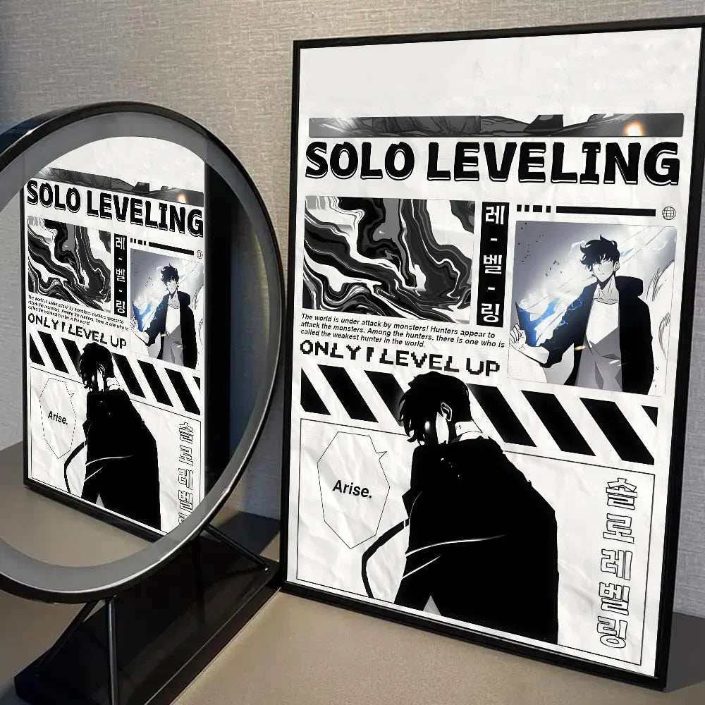 SOLO LEVELING Self-Adhesive Anime Poster – Wall Art for Collectors - View 15 | Kamigami – Solo Leveling Collectibles