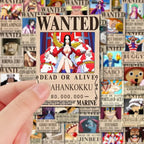 ONE PIECE Wanted Posters Stickers – 10/30/56 Pack Options - Back View | Kamigami – One Piece Collectibles
