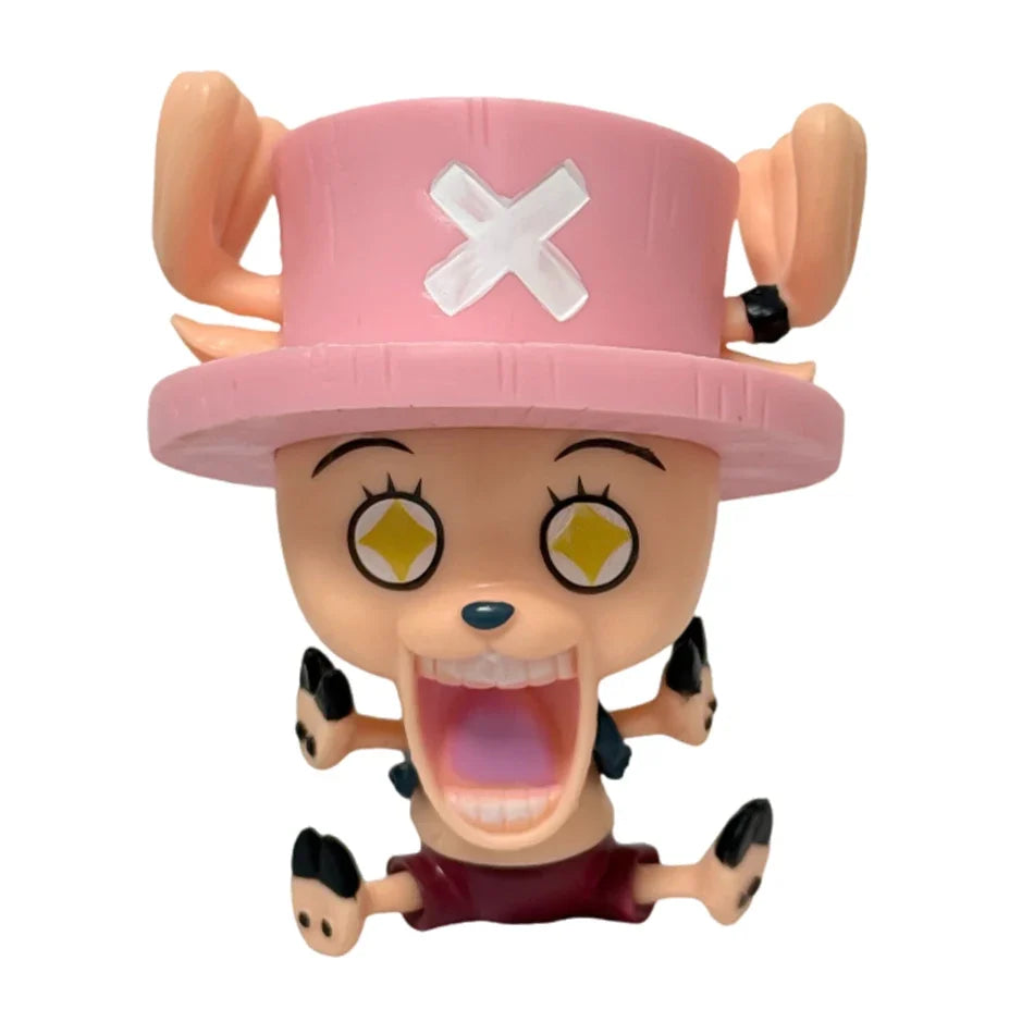 ONE PIECE Zoro & Luffy 9cm Figures – Decor Collection - Angle View | Kamigami – One Piece Collectibles