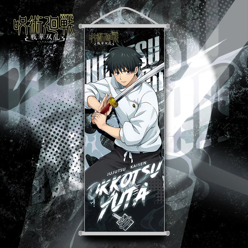 JUJUTSU KAISEN Gojo Satoru Hanging Scroll – Iconic Wall Decor - Packaging | Kamigami – Jujutsu Kaisen Collectibles