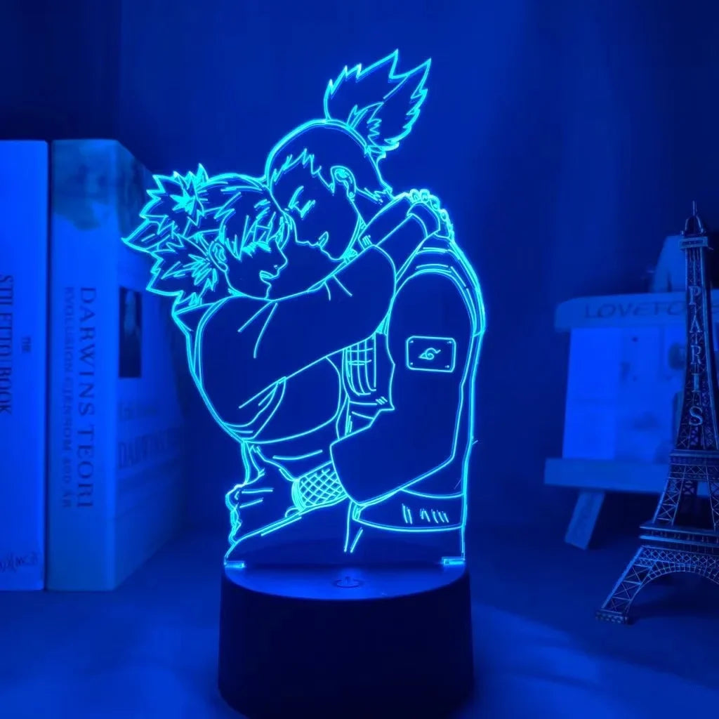 NARUTO Team 7 LED Acrylic Stand – Luminous Night Light Set - View 25 | Kamigami – Naruto Collectibles
