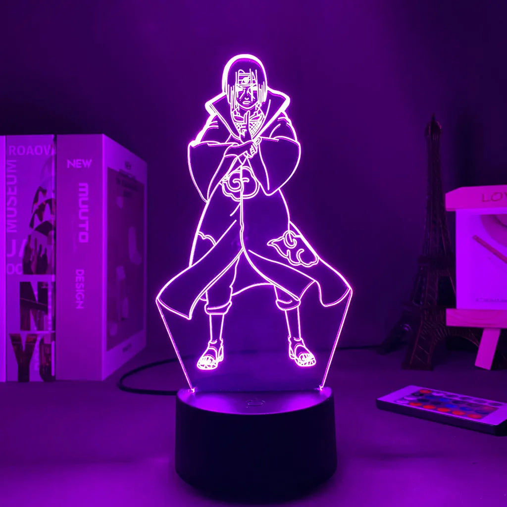 NARUTO Team 7 LED Acrylic Stand – Luminous Night Light Set - View 19 | Kamigami – Naruto Collectibles
