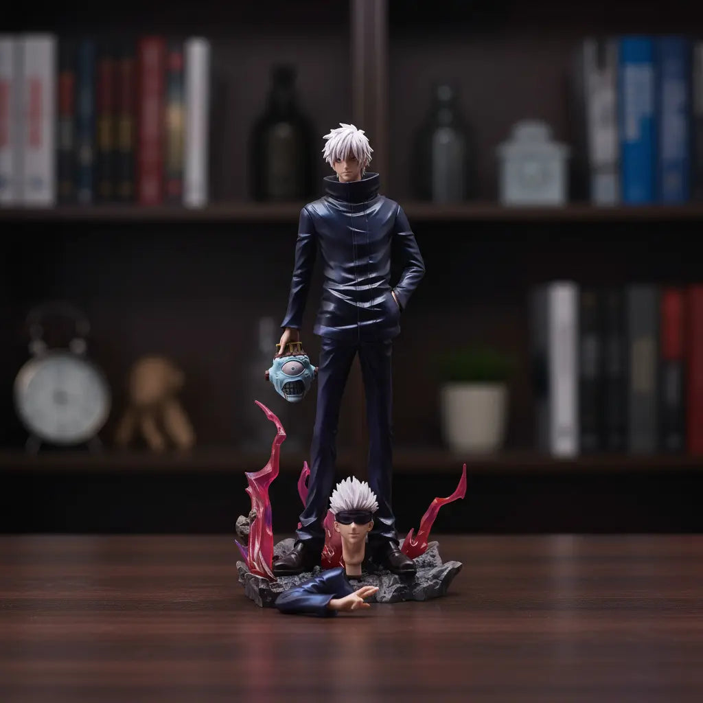 JUJUTSU KAISEN Satoru Gojo – 1/12 Scale with 2 Heads - Back View | Kamigami – Jujutsu Kaisen Collectibles